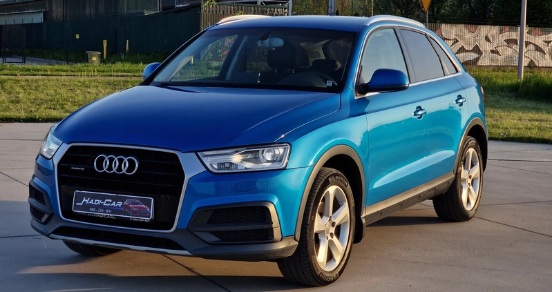 Audi Q3 cena 77900 przebieg: 129000, rok produkcji 2015 z Dolsk małe 704